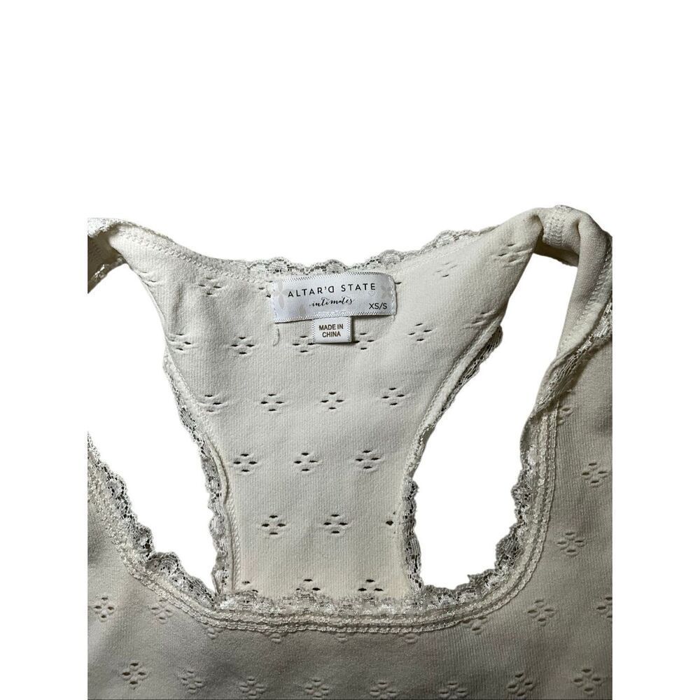 Altar'd State | Joelle Eyelet Cropped cami - Picture 5 of 6